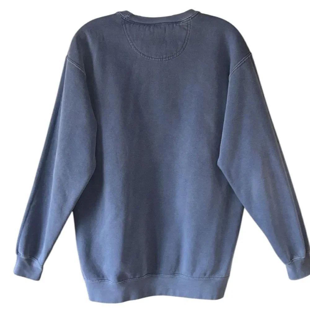 Camera Crew Embroidered Blue Sweatshirt - Picture 5 of 5
